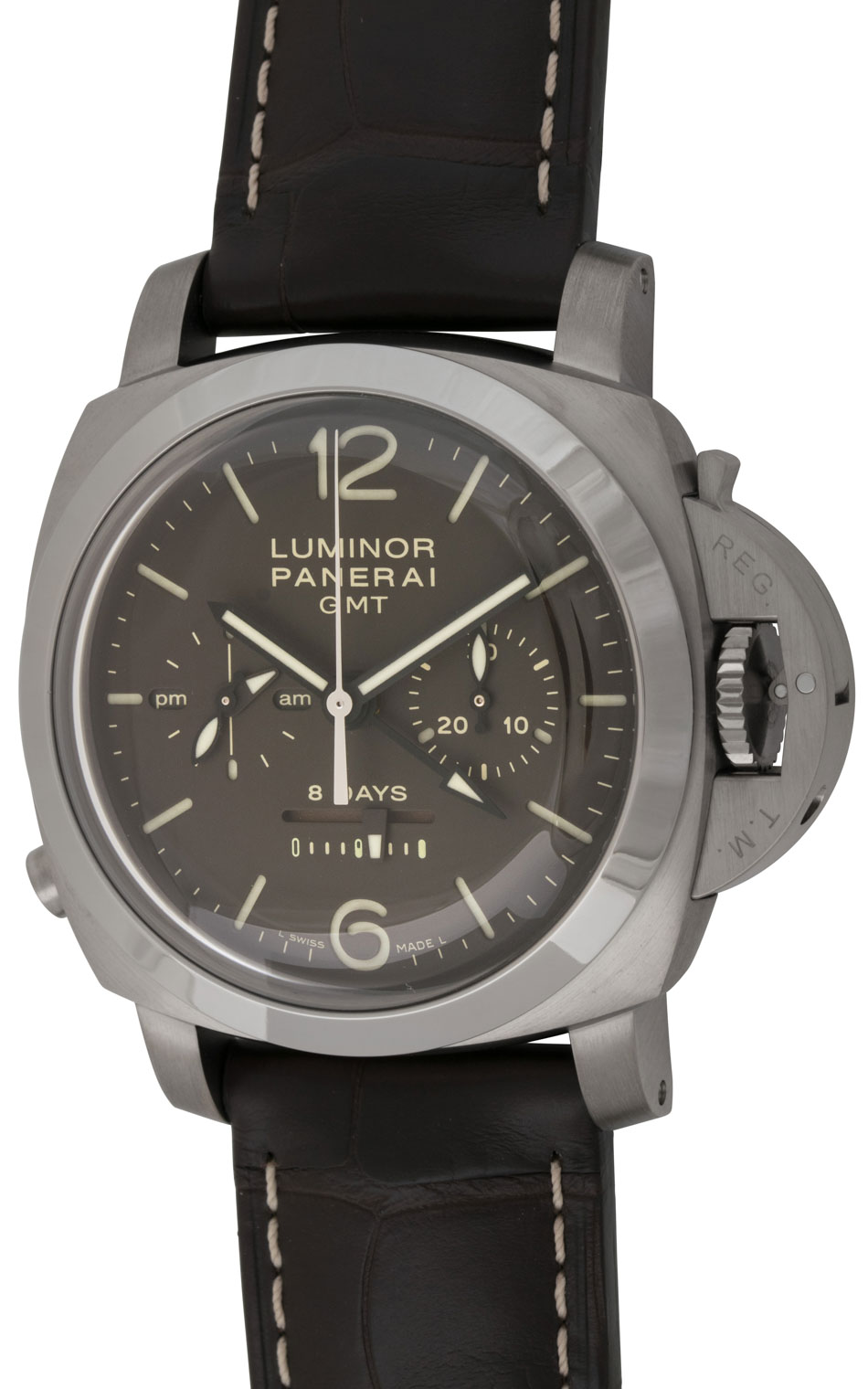 Panerai Luminor 1950 Titanium 8 Days Chrono Monopulsante GMT PAM 311