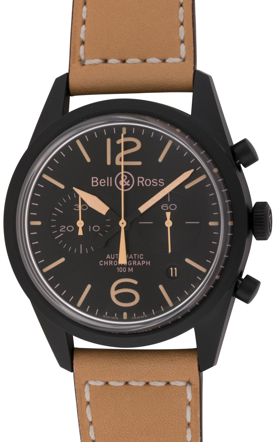 Bell Ross BR 126 Vintage Heritage Chronograph BRV126 HERITAGE 2