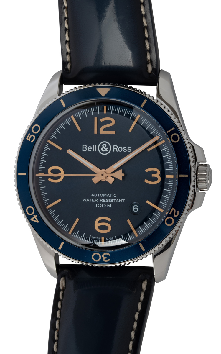 Bell Ross BR V2 92 Aeronavale BRV292 BU G ST SCA SOLD OUT