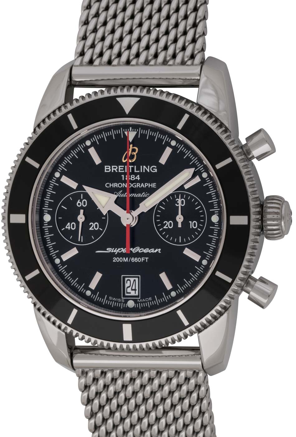 breitling superocean 44 leather strap