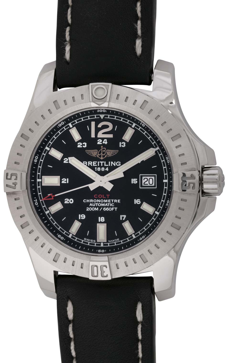 Breitling - Colt Auto : A1738811/BD44/435X : SOLD OUT : black dial on ...