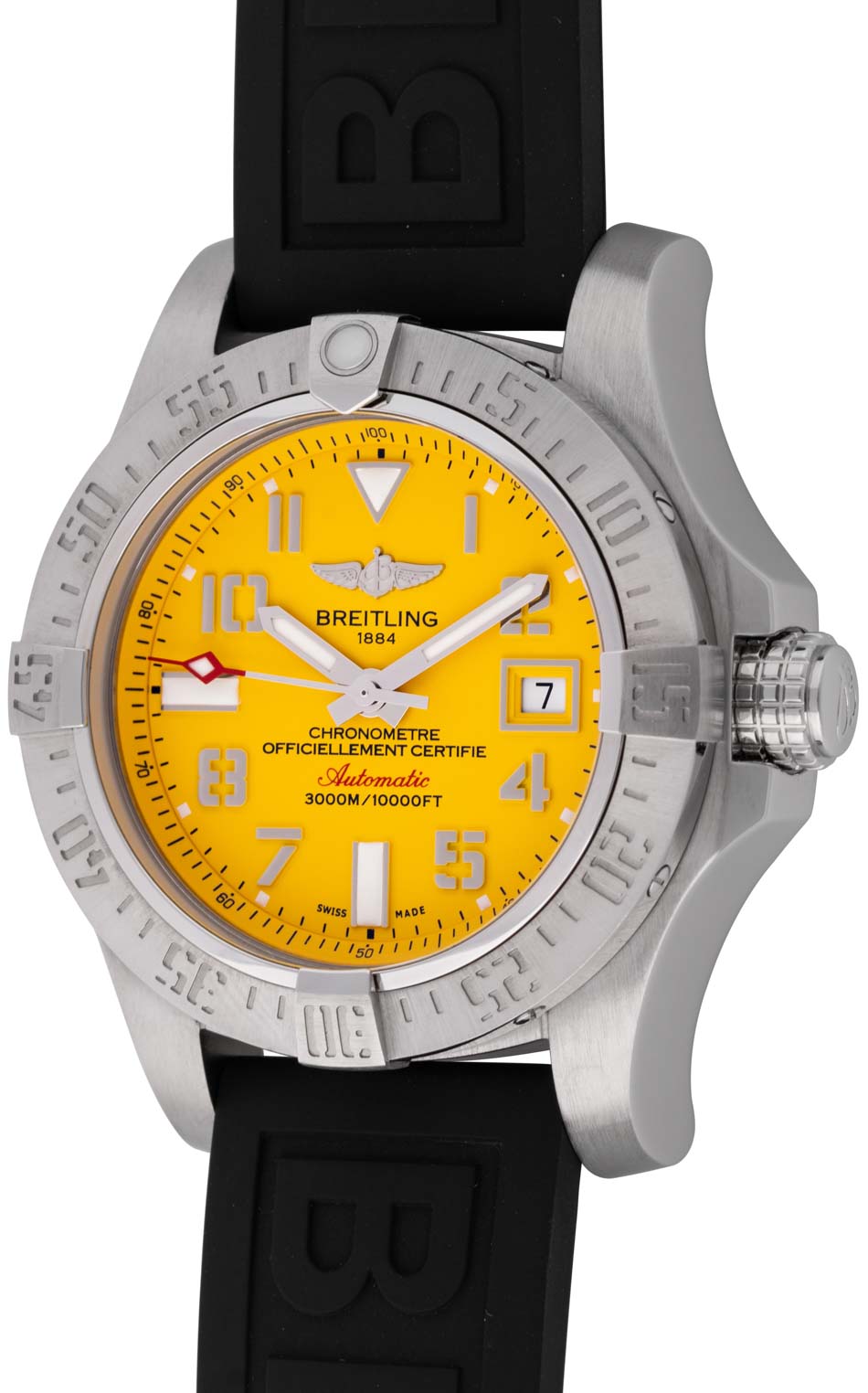 Breitling Avenger Yellow Face - Ny Klocka