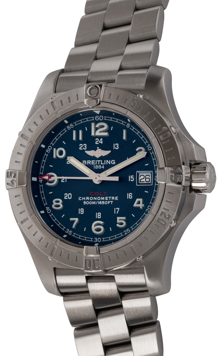 Breitling - Colt Quartz : A74380 : SOLD OUT : blue dial on Professional ...