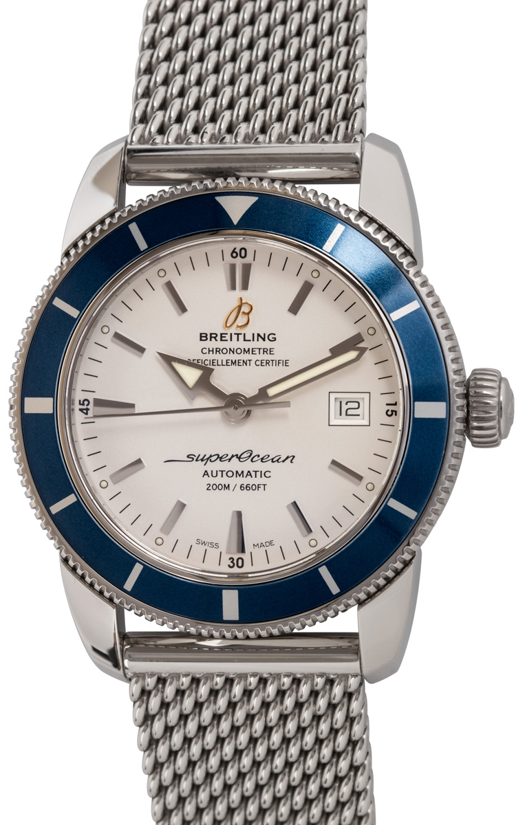 Breitling - SuperOcean Heritage 42 : A17321 : SOLD OUT : silver dial on ...