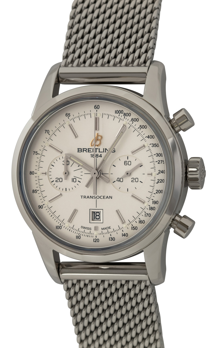 Breitling Transocean 38 Automatic Mens Watch A1631012-G781-171A