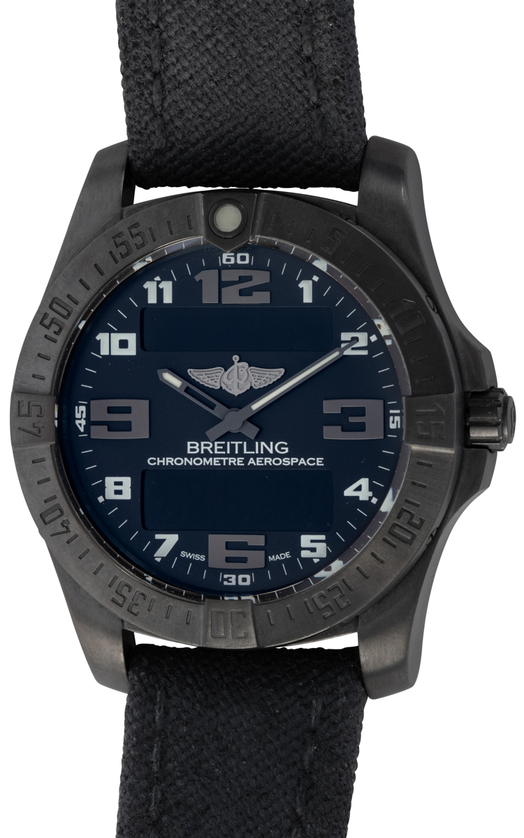 Breitling professional aerospace outlet evo titanium men's watch