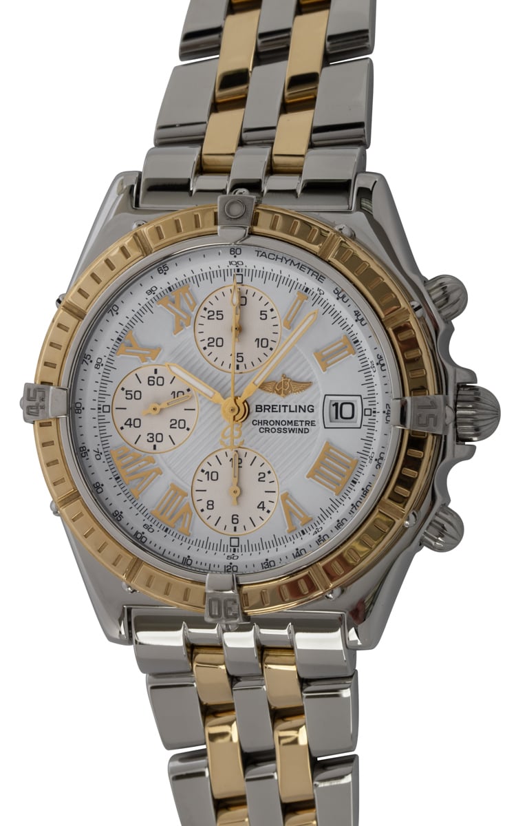 Breitling crosswind two tone best sale