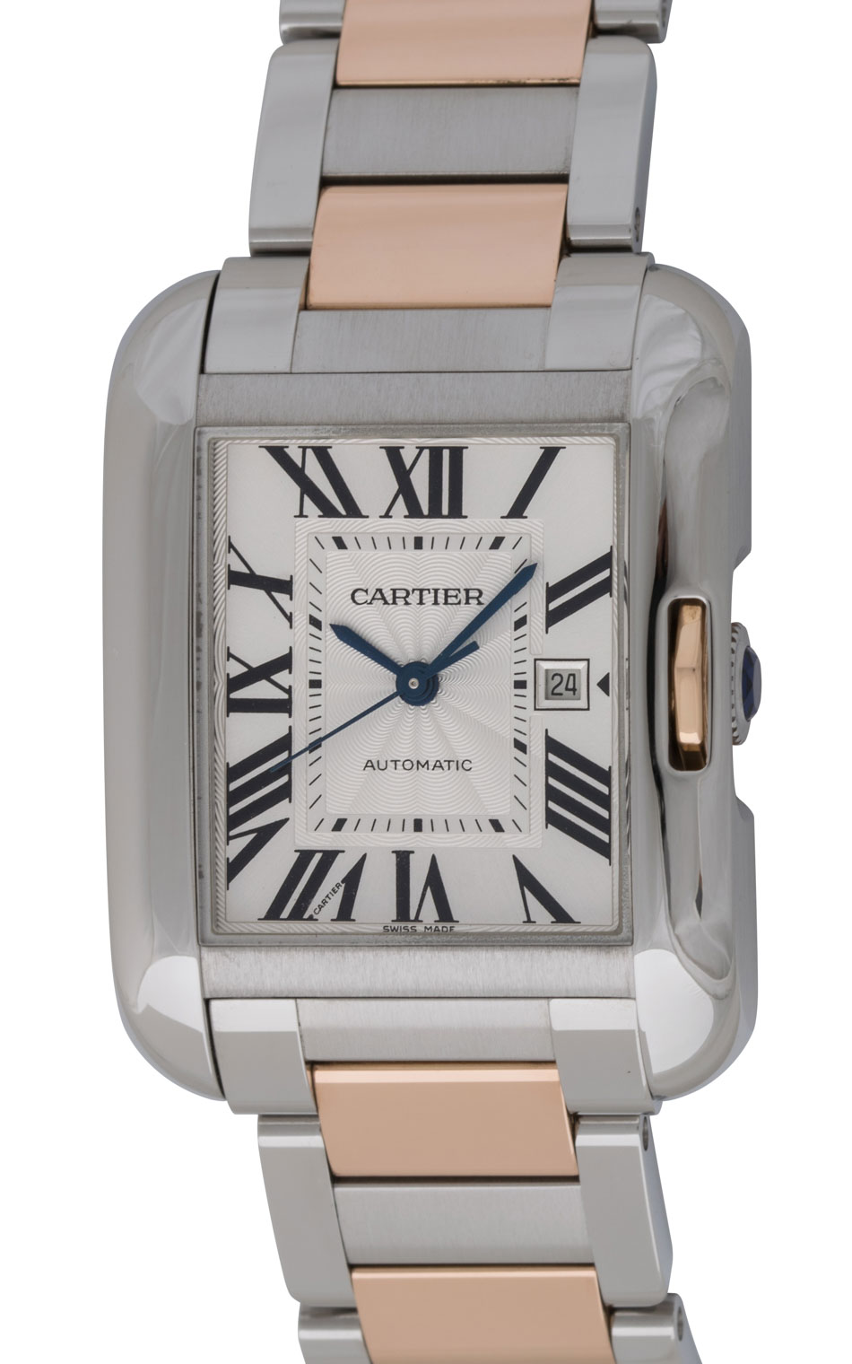 Cartier Tank Anglaise Medium W5310007 SOLD OUT silver dial