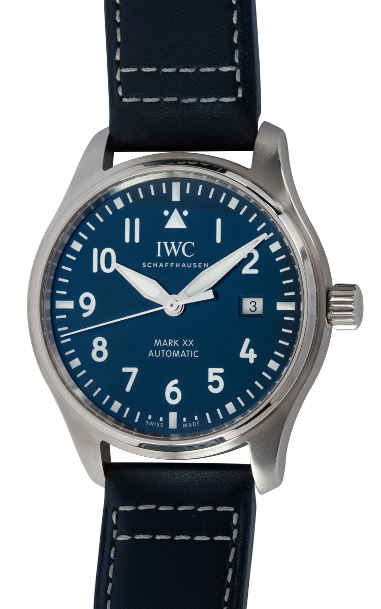 Iwc mark xviii hot sale blue dial