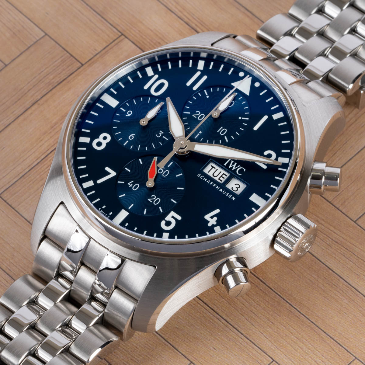 IWC Pilot s Chrono 41 IW388102 New Watch For Sale