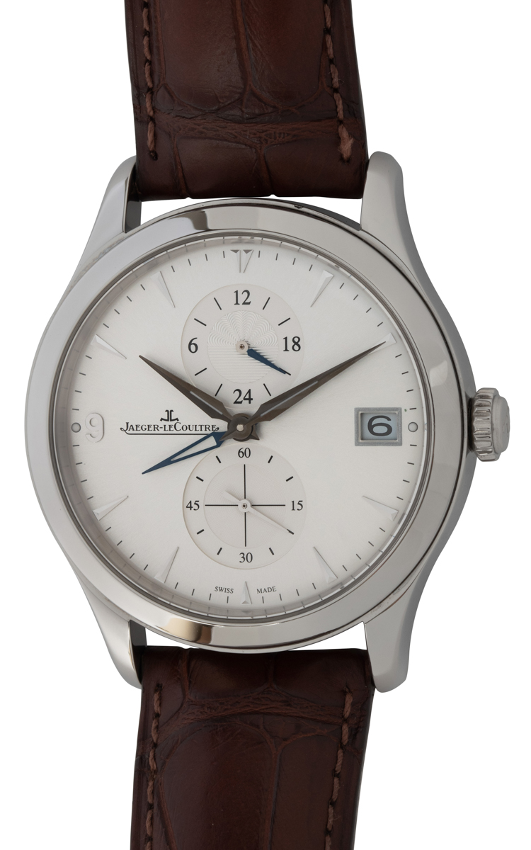 Jaeger LeCoultre Master Hometime Q1628430 SOLD OUT silver dial