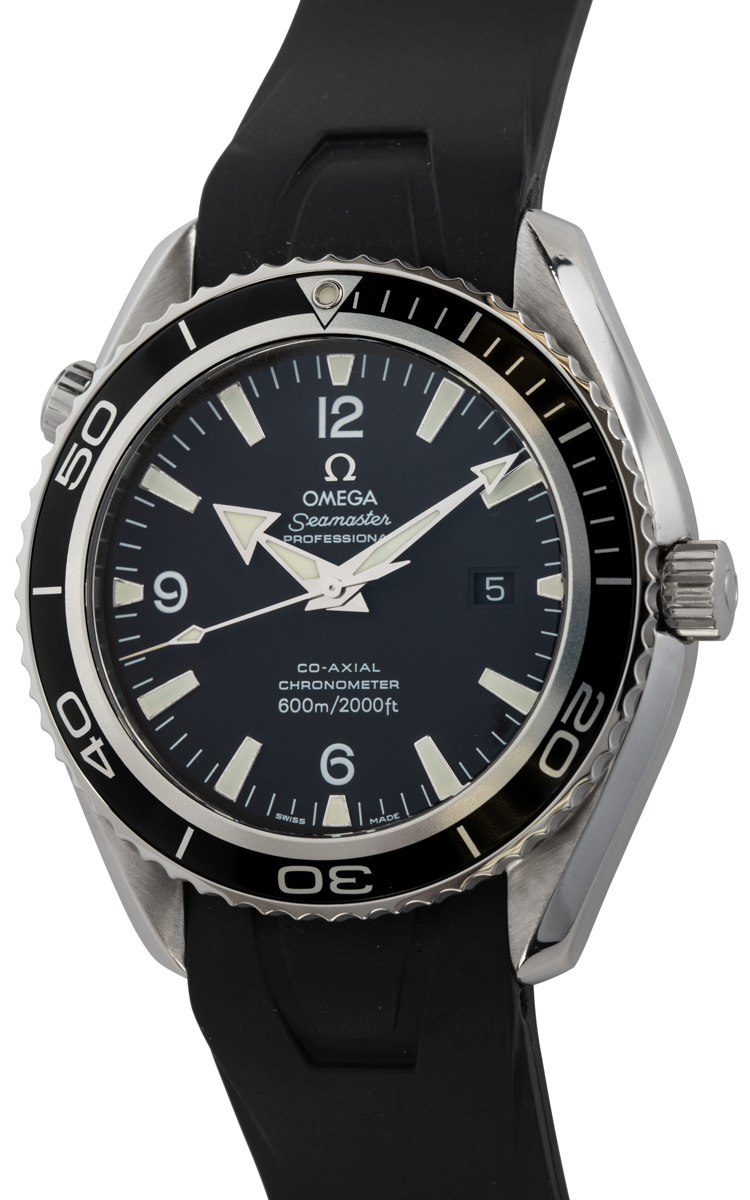 Omega Seamaster Planet Ocean Xl 220050 Sold Out Black Dial On