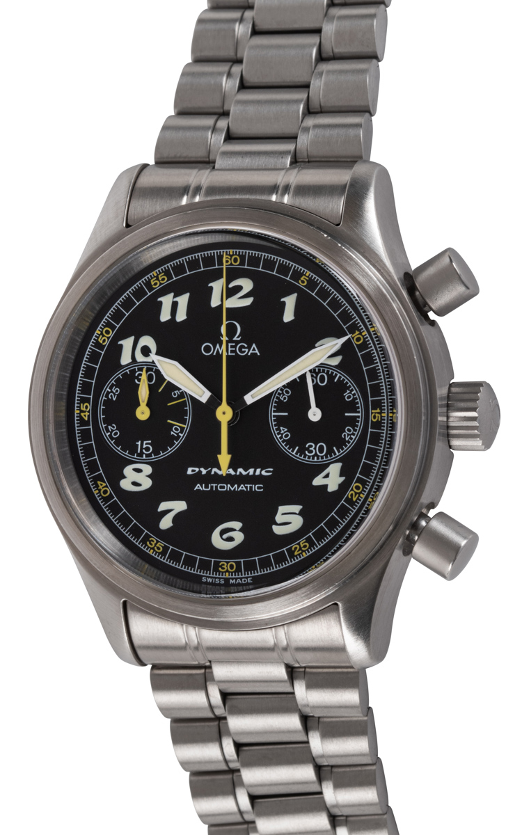 Omega Dynamic III Chronograph 5290.50 SOLD OUT black dial