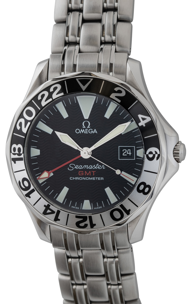 Omega Seamaster GMT 2534.50 SOLD OUT black wave dial on