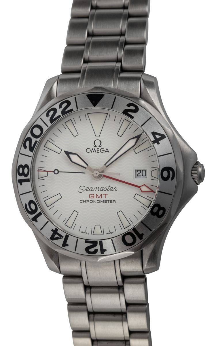 Omega seamaster gmt black and online white