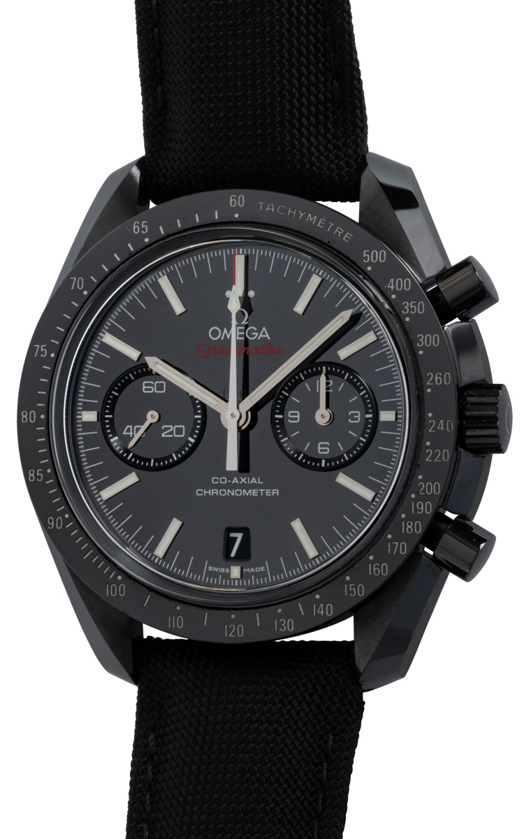 Omega Men s Speedmaster Chronograph Black Nylon Watch