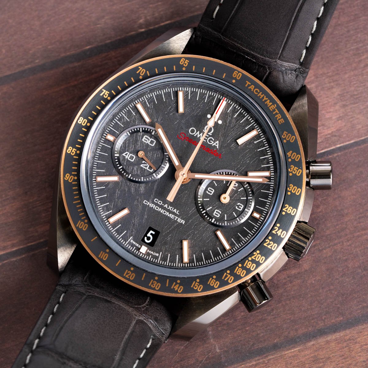 Omega Speedmaster Grey Side of the Moon Meteorite 311.63.44.51.99.001 Used