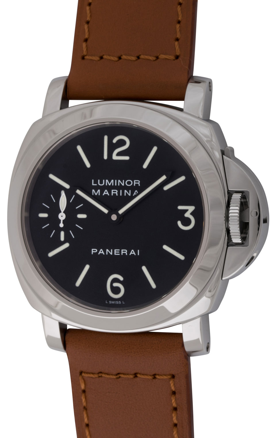 Panerai Luminor Marina PAM 111 SOLD OUT black dial on tan