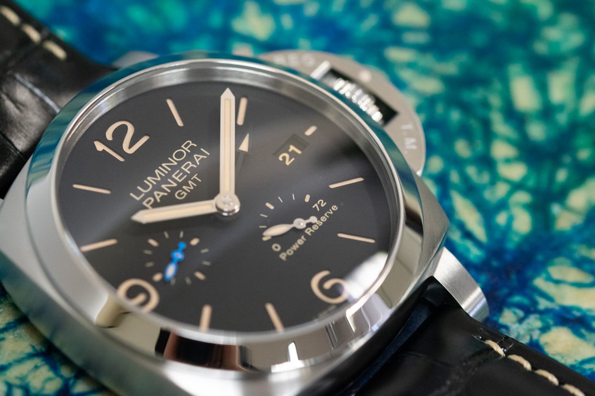 Panerai Luminor Marina 1950 3 Days GMT PAM 1321 SOLD OUT black dirty sandwich dial