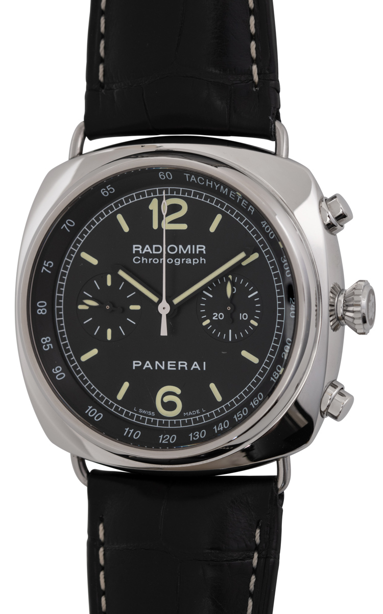 Panerai - Radiomir Chronograph : PAM 288 : SOLD OUT : black dial on ...