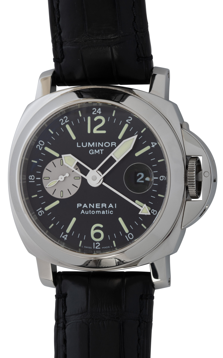 Panerai Luminor GMT PAM 88 SOLD OUT black dial on black