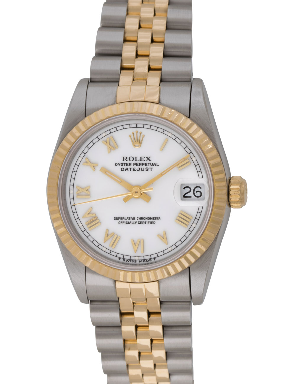 Rolex - Datejust Midsize : 68273 : SOLD OUT : white dial on Jubilee ...