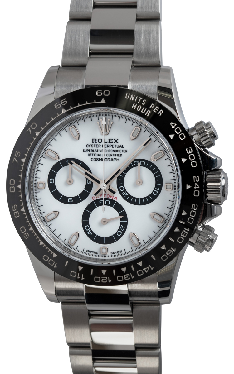 Rolex - Cosmograph Daytona : 116500LN : SOLD OUT : white dial on heavy ...