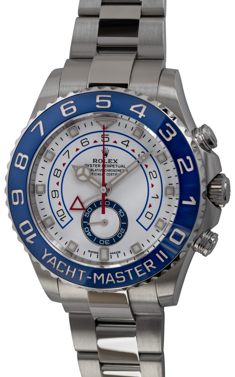 Rolex Yacht-Master II 116680 44mm Blue Ceramic Stainless Steel BRAND NEW
