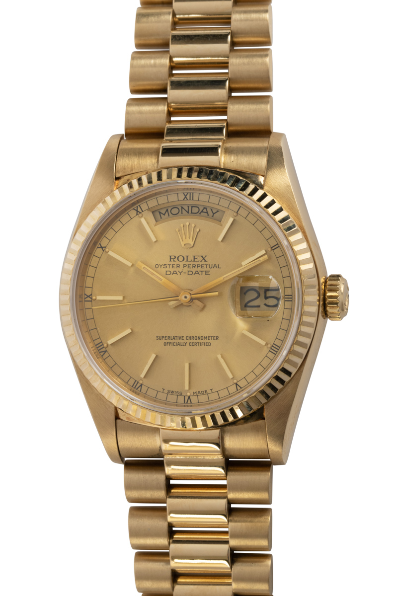 Rolex day date deals president 18038