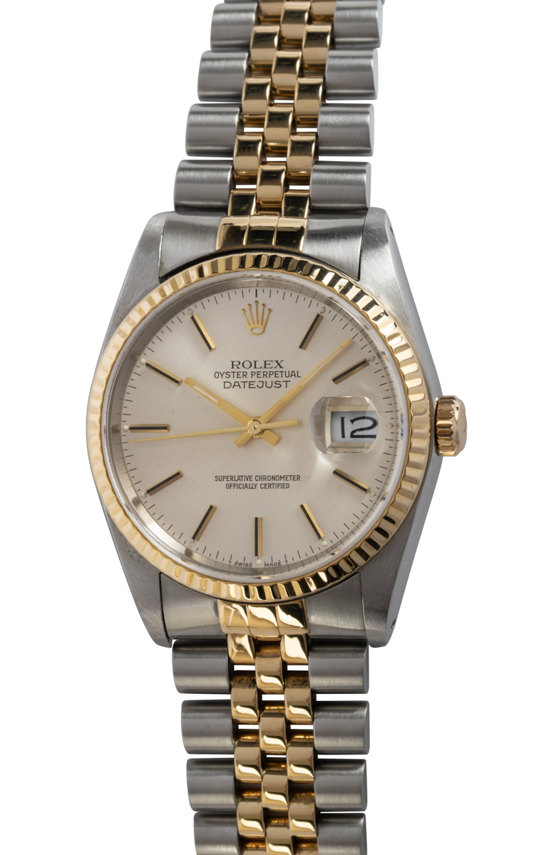 Rolex Datejust 36 : 16233 Silver Dial On Jubilee Bracelet