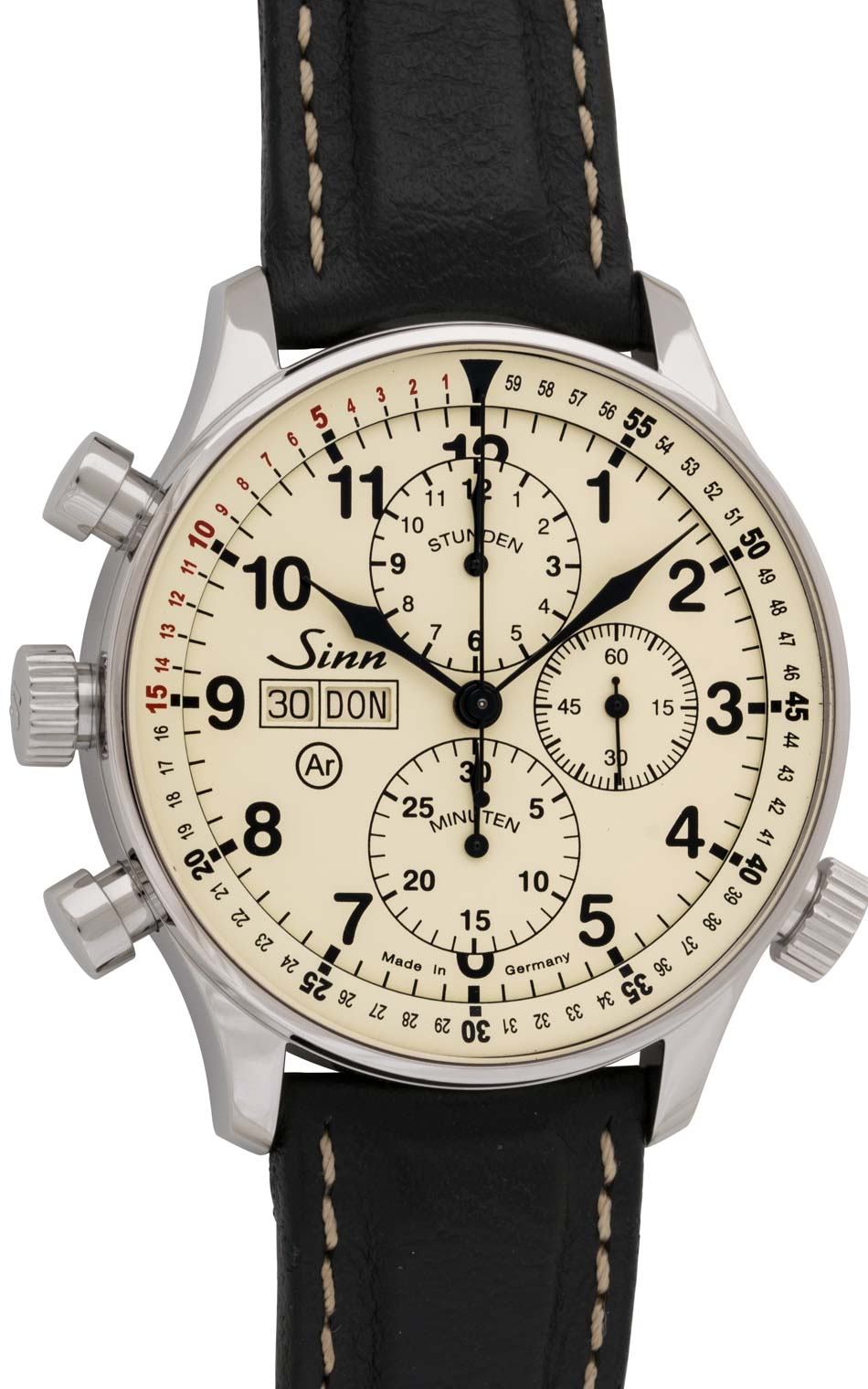 Sinn - The Rallye Chronograph : 917 : SOLD OUT : cream dial on OEM ...