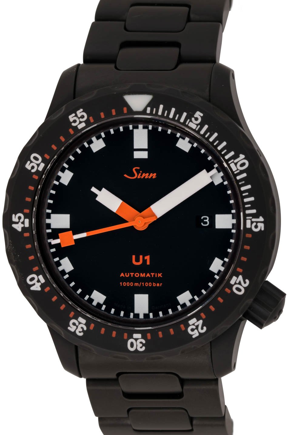 Sinn U1 Tempus Limited Edition 1010.021 U1 SOLD OUT black dial