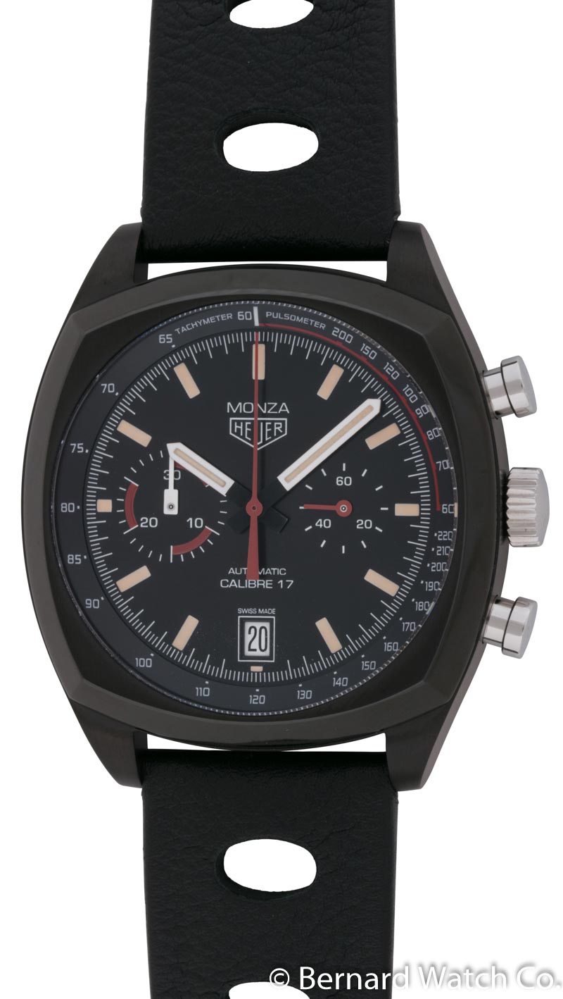 TAG Heuer Monza CR2080.FC6375 SOLD OUT black dial on black