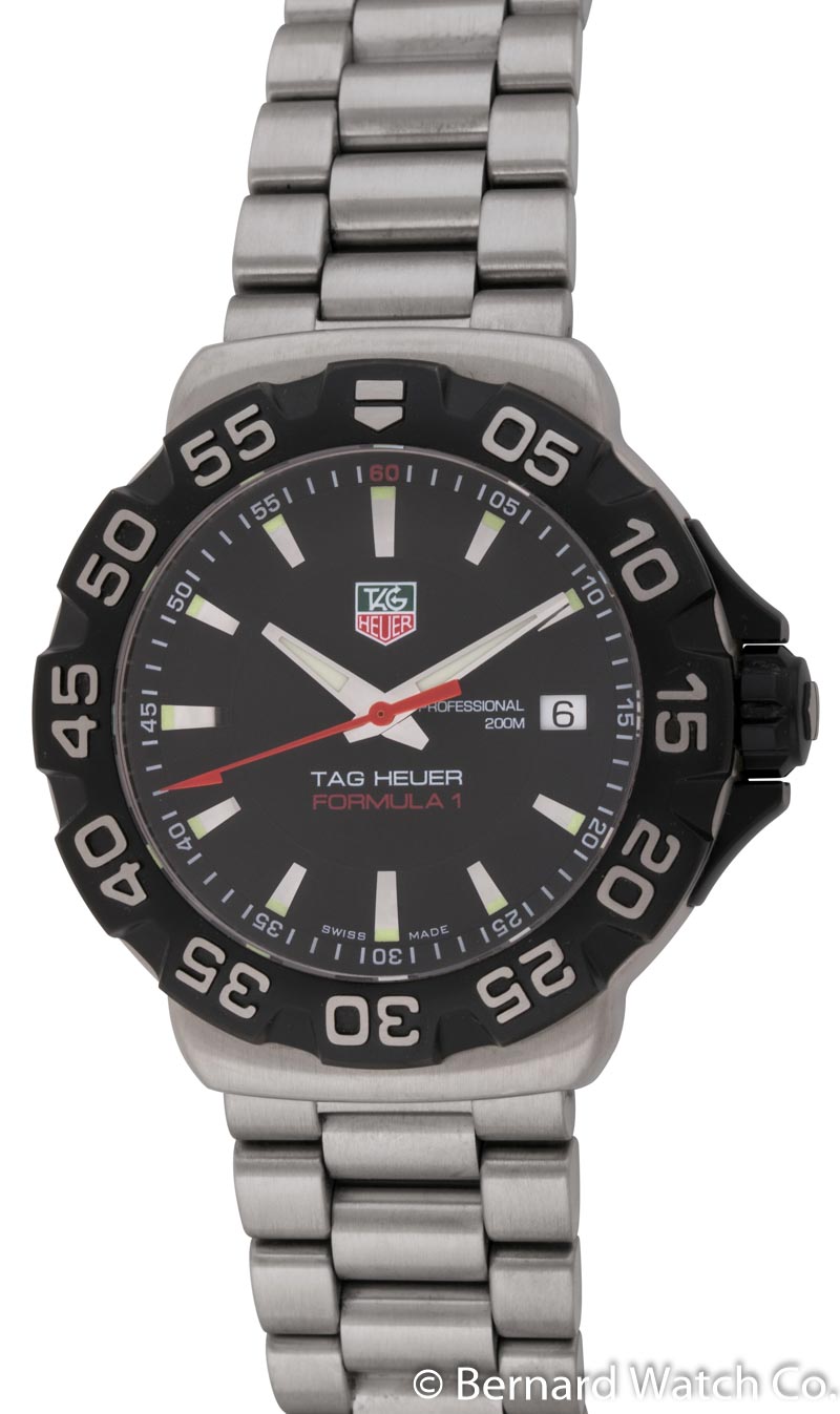 TAG Heuer - Formula 1 : WAH1110 : SOLD OUT : black dial on Stainless ...