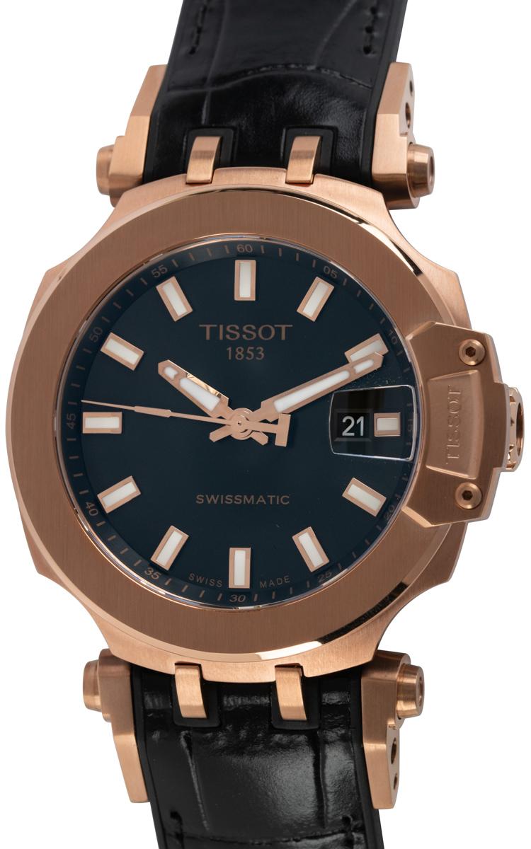 Tissot t race outlet black gold