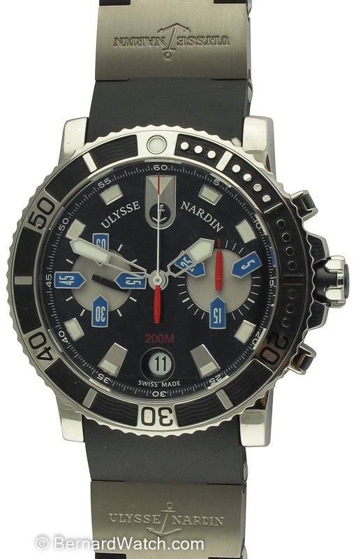 Ulysse Nardin - Maxi Marine Diver Chronograph : 8003-102-3/92 : SOLD OUT