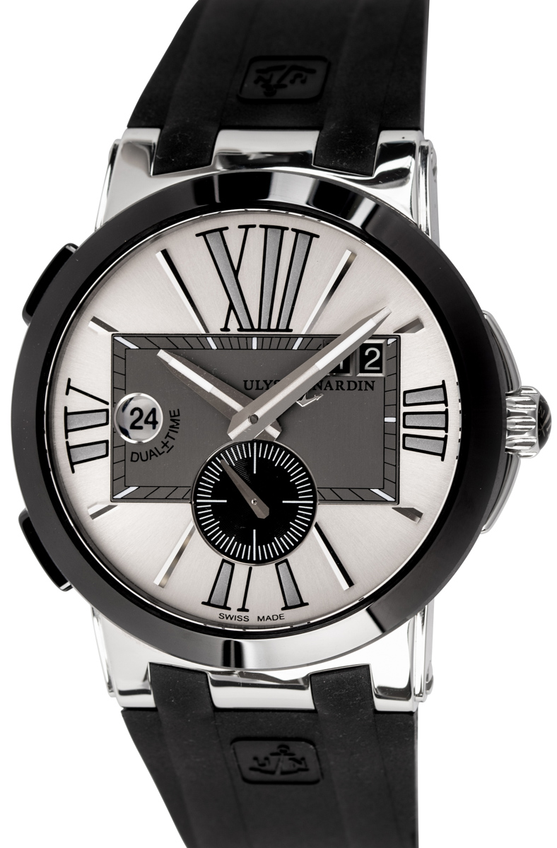 Ulysse Nardin Executive Dual Time 243 00 SOLD OUT silver