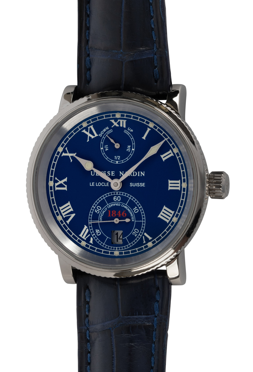 Ulysse Nardin Marine Chronometer 263 88 SOLD OUT blue dial