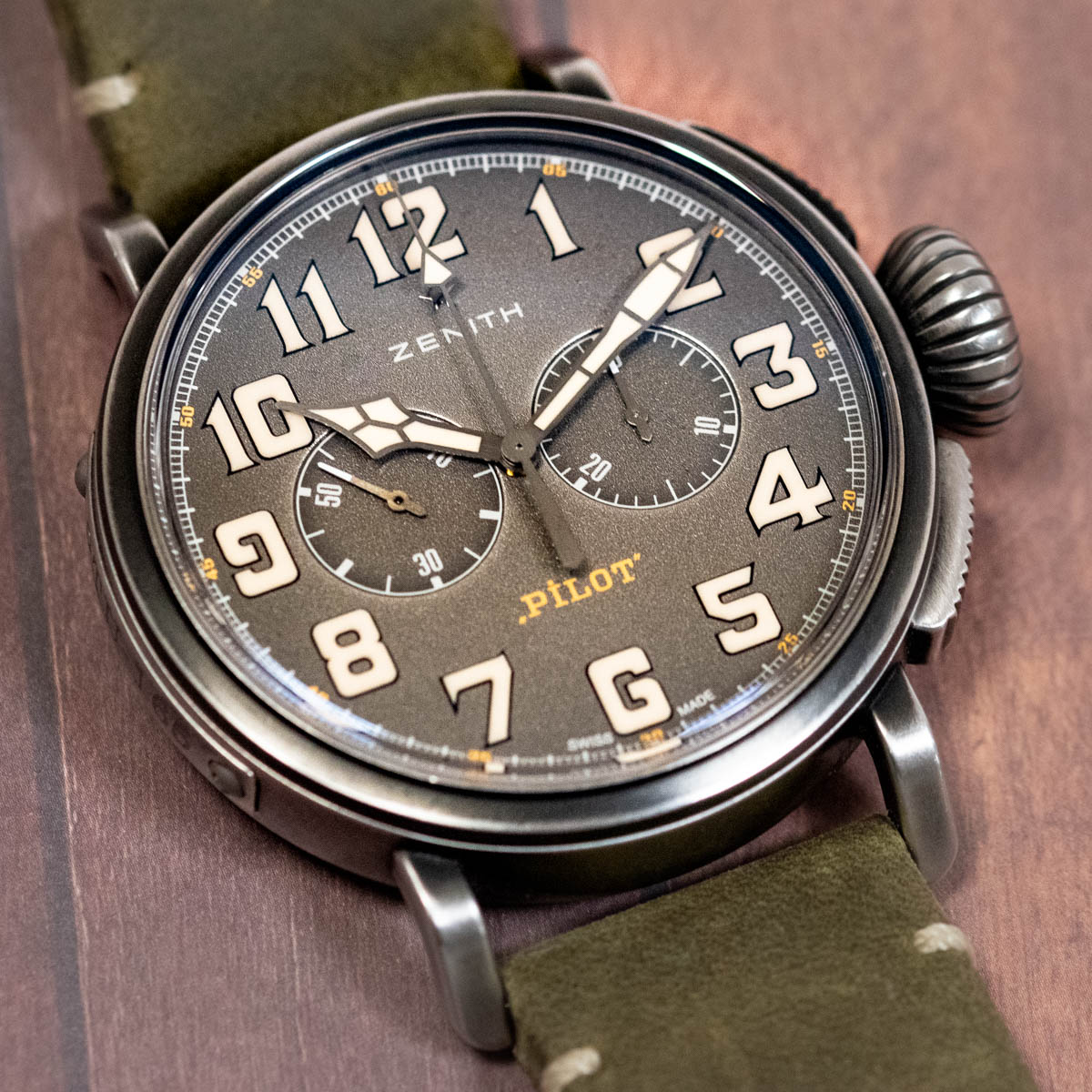 Zenith Pilot Type 20 Ton Up Chronograph : 11.2430.4069/21.C773 Used Watch  For Sale