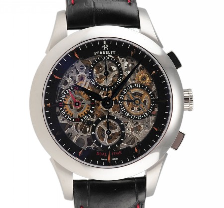 Perrelet - Skeleton Chronograph Dual Time : A1010/13 : SOLD OUT ...