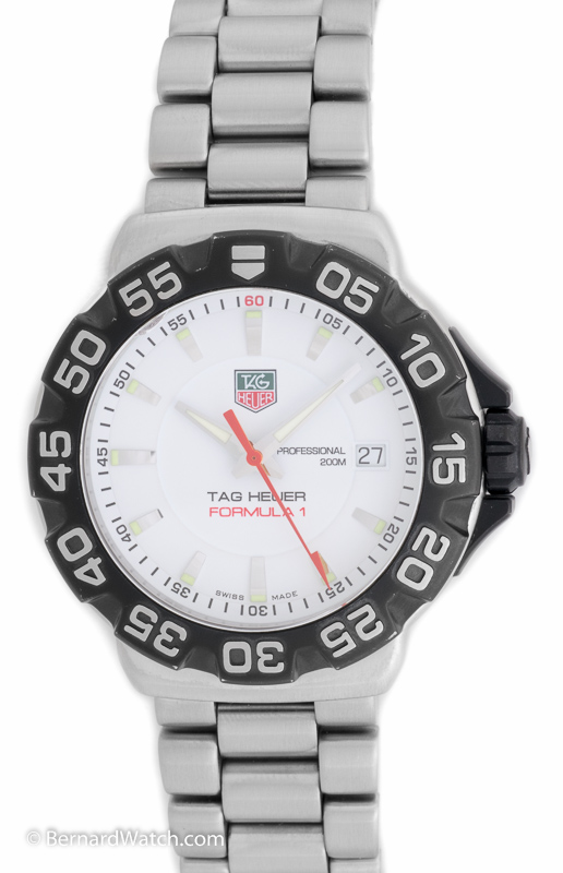 TAG Heuer - Formula 1 : WAH1111.BA0850 : SOLD OUT : white dial on ...