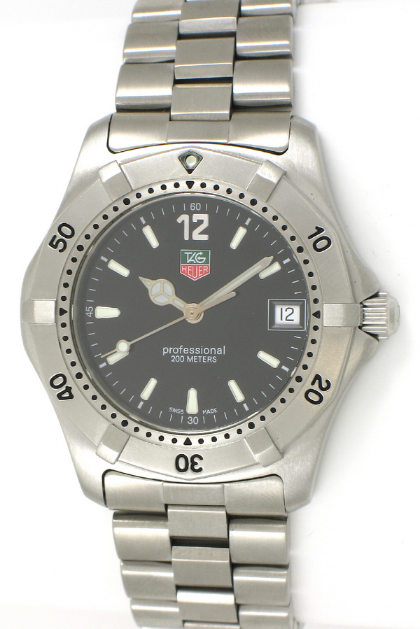 TAG Heuer - 2000 Classic : WK1110 : SOLD OUT : Black Dial On Stainless ...