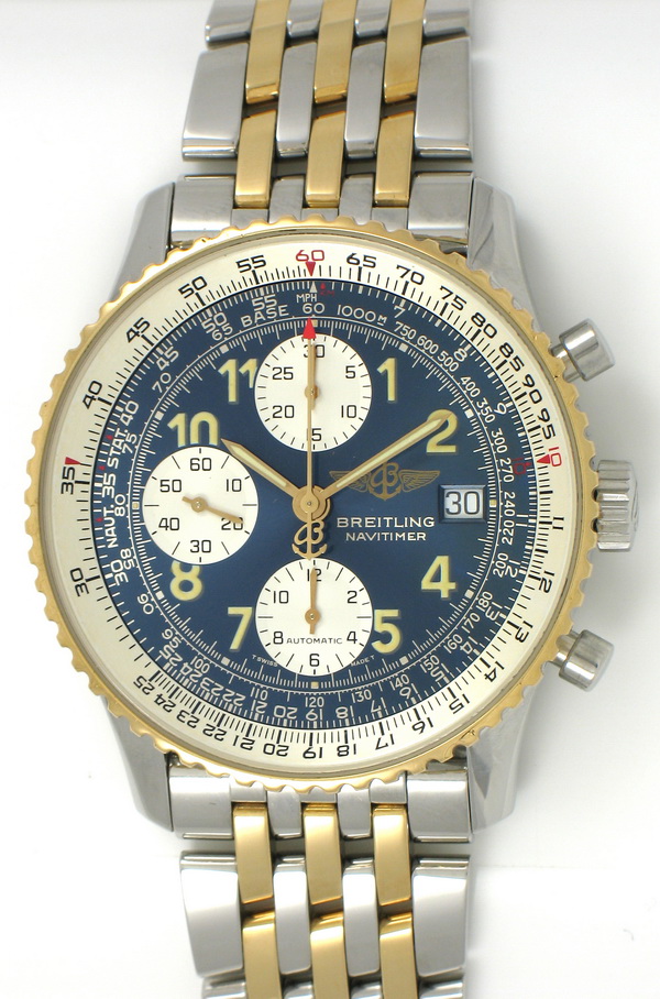 Breitling - Old Navitimer II : D13022 : SOLD OUT : blue / silver dial ...