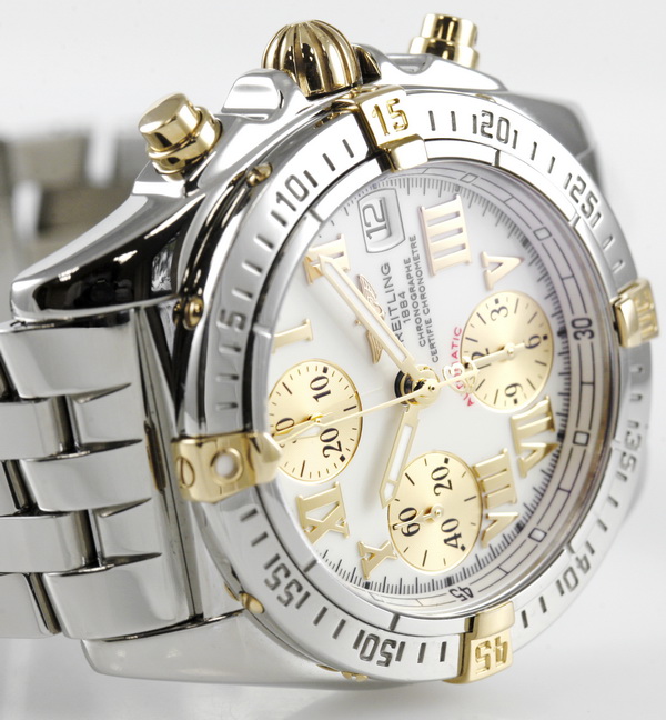 Breitling - Chrono Cockpit : B13358 : SOLD OUT : ivory /gold dial on ...