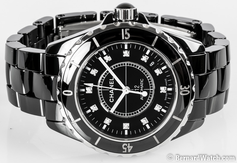 Chanel - J12 Automatic 38mm : H1626 : SOLD OUT : black dial on Black Ceramic