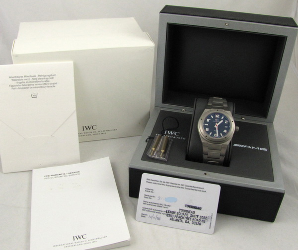 IWC - Ingenieur AMG : IW322702 : SOLD OUT : black dial on Titanium ...