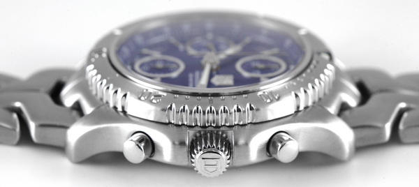 TAG Heuer Link Chronograph CT2110 SOLD OUT blue dial on