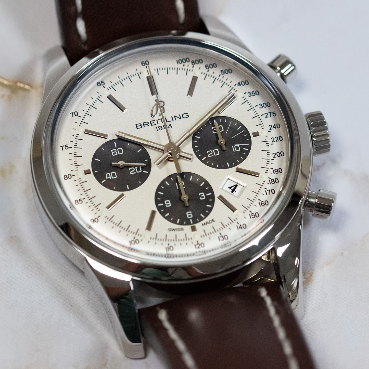 Breitling : TransOcean Chronograph : AB015212/G724 : Steel for Rs