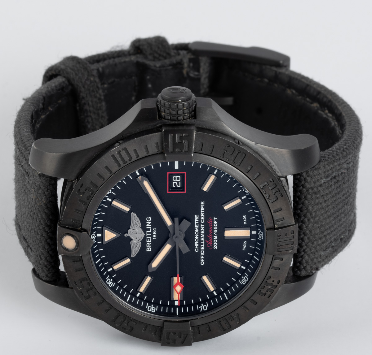 Breitling avenger clearance blackbird 44 price