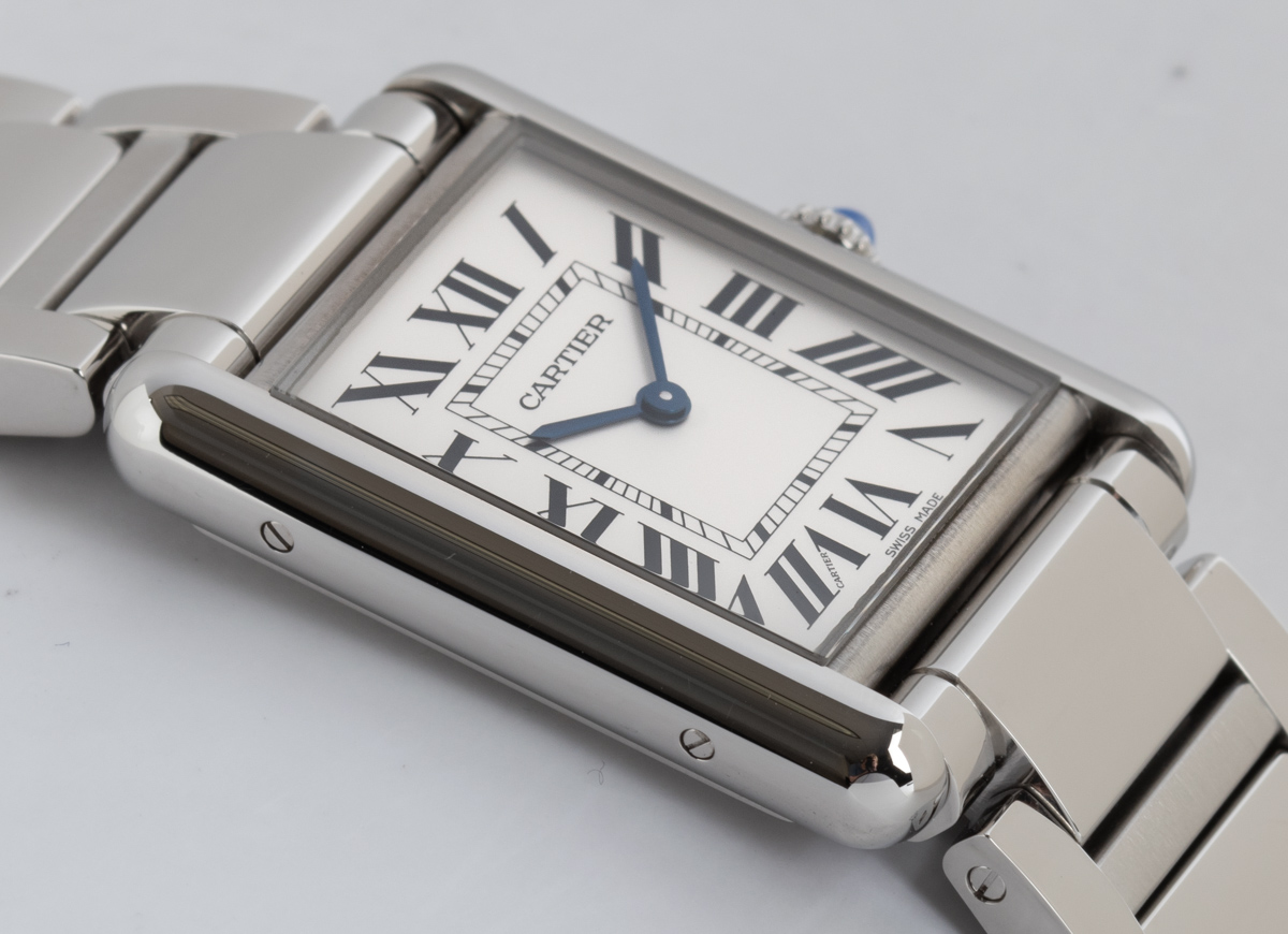 Cartier - Tank Must : WSTA0052 : SOLD OUT : silver dial on Stainless ...